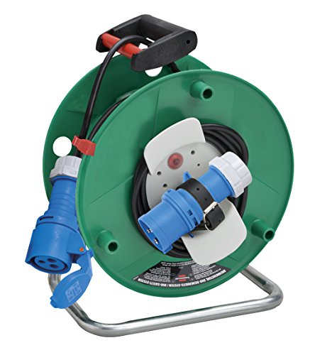 Brennenstuhl 1133555 Tamburo Avvolgicavo 25 M Marittimo, Campeggio Garant G Cee Ip44 25M, Verde