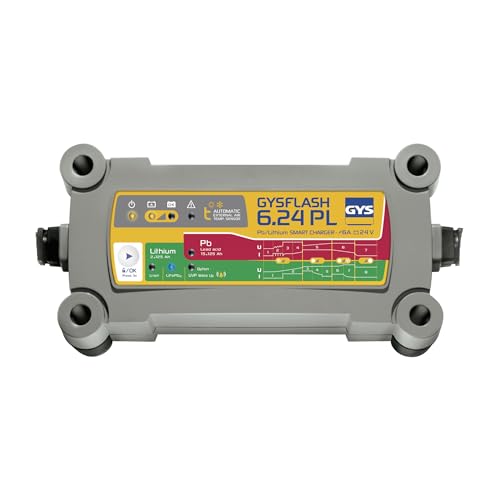 Gys, Gysflash 6.24Pl, Caricabatterie, Piombo/Litio, 230V, 027398