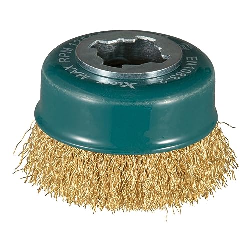 Makita D-73433 - Spazzola A Tazza Con Filo Metallico X-Lock, 75 Mm