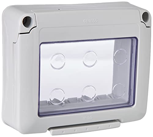 Gewiss Coperchio Di Ricambio Contenitore Stagno Ip 55 A 3 Posto Per Serie 27 Combi Comprensivo Di Viti