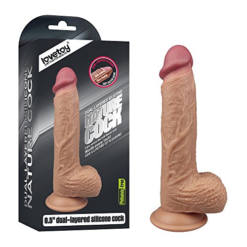 Lovetoy Dildo Nature 8.5 Silicona Líquida Natural