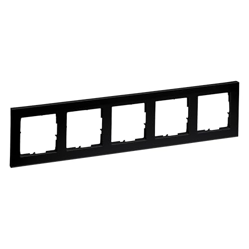 Legrand, Seano+ 765385 - Telaio In Termoplastica Senza Alogeni, Produzione E Imballaggio Sostenibili, Colore: Nero Laccato