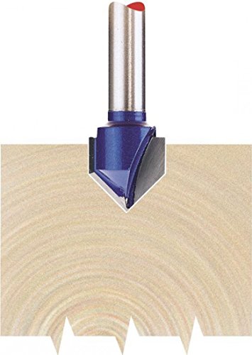 Draper 75336 1/4-Inch Groove 12.7Mm X 90 Degree Tungsten Carbide Tip Router Bit