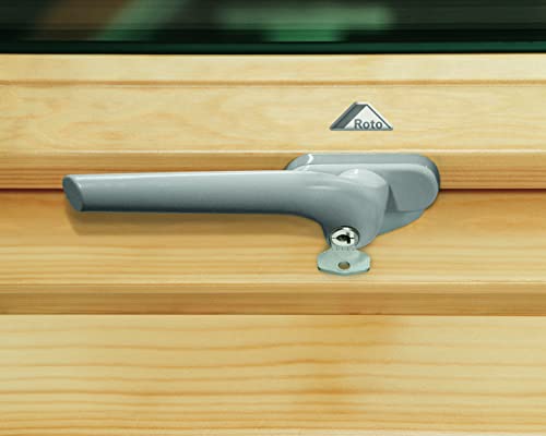 Originale Maniglia Per Finestre Roto | Maniglia Per Finestre Per Tetti Delle Serie 3/4/7 R3/R4/R7 | Chiusura Con Chiave | Chiusura Di Sicurezza Per Ba