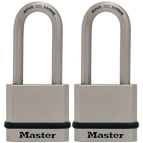 Master Lock M530 X Kadlhccsen 1 – 3/10,2 Cm Wide Magnum Clearance Lucchetto Corpo In Acciaio Massiccio Con Lucchetto Robusto Ad Arco, 5,1 Cm, Chiave,