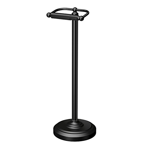 Gatco 1436Mx - Porta Carta Igienica Autoportante, Colore: Nero Opaco