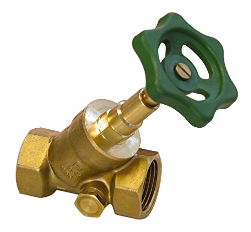Sanitop-Wingenroth 14302 8 Freistromventil Senza Svuotamento, Ma Con Tappo Con 2 Filettature Interne, 1 Pollici
