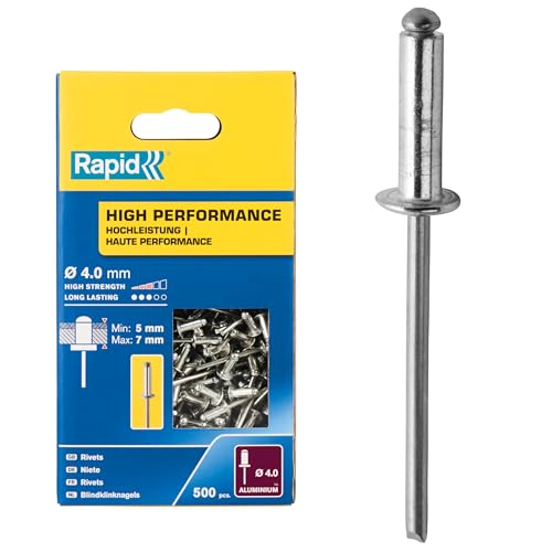 Rapid Rivetti High Performance Ø4.8 X 25 Mm. Confezione Grande Da 200 Pezzi.