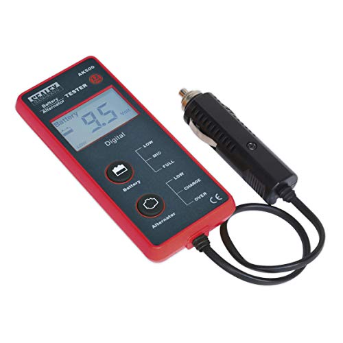 Sealey Ak500 Tester Batteria E Alternatore 12 V Schermo Lcd