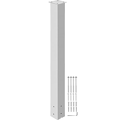 Vevor Posta Per Cassetta Postale, Supporto Per Cassetta Postale Alto 43", Supporto Per Posta In Acciaio Q235 Palo Posta Postale Universale Per Cassett