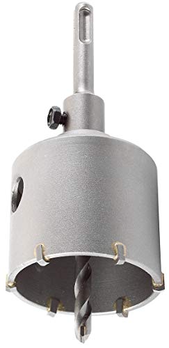 Kwb Hollow Drilling Crown Ø 68 Mm In Metallo Duro 175666 (Sds Plus Albero, Trapano D'Impatto, Incl. Drill Centrale) U. A. Per Einhell Tc-Rh 900