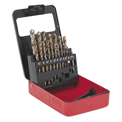Sealey Cobalt Drill Bit Set 19Pc Metric