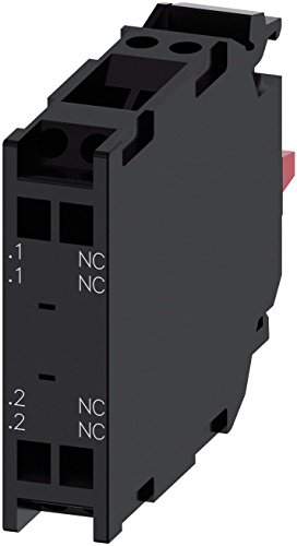 Siemens Sirius – Modulo Contatto 2 Nc Morsetto Molla Per Fissaggio Placca Frontale
