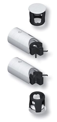 Kit Maniglia Diritta In Acciaio Inox 304 Per Diva Xx La Crociata Ds - Ø Int. 35-2 Supporti 2 Tappi - Ds7353
