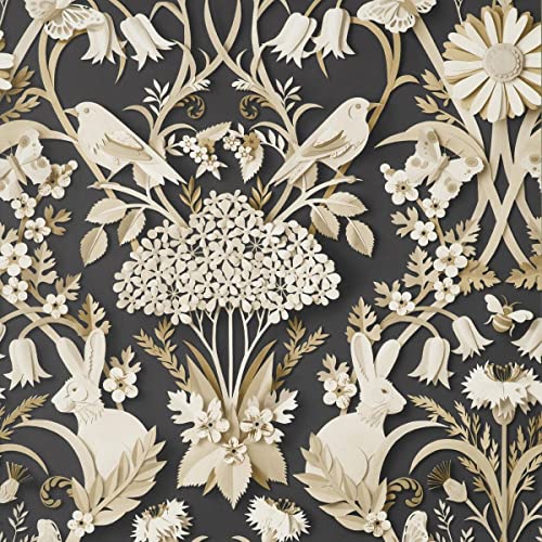 Fine Decor Uk Woodland Charcoal