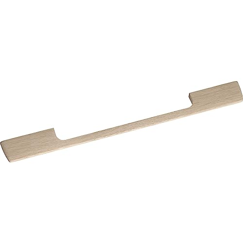 Alles Im Griff Maniglia In Legno Theta La 320 Mm, Maniglia Per Mobili In Legno, Larghezza 400 Mm, Rovere Grezzo