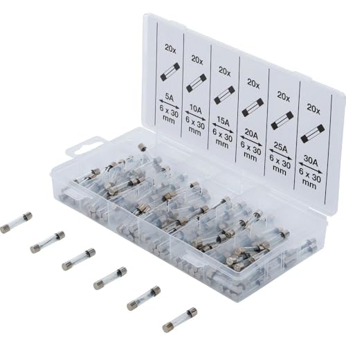 Surtido De Fusibles De Vidrio | 120 Piezas