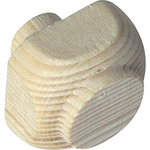 Alles Im Griff Chiodo Decorativo In Legno, 10 X 10 Mm, Coni Ø 10 Mm, Decorazione In Legno, Abete Rosso Grezzo