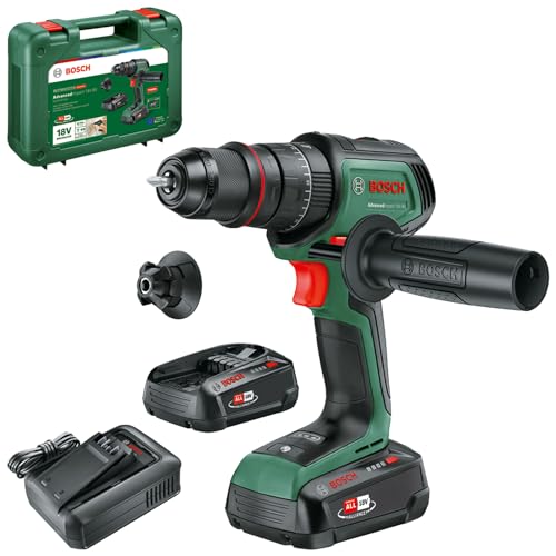 Bosch Trapano Battente-Avvitatore Batteria Advancedimpact 18V-80 Quicksnap (Foratura A Percussione/Avvitamento; 18V; Brushless; 82Nm; Mandrino Metallo