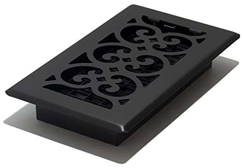 Decor Grates St408 Design Classico Della Collezione Dipinta, Registro Pavimento, 4X8 Inches