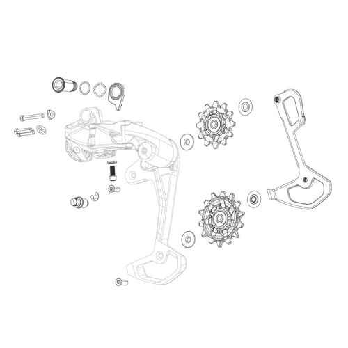 Srm Rec Kit Caja Porta Roldana Aquila Axs T-Type Xx (Incluye Roldanas)