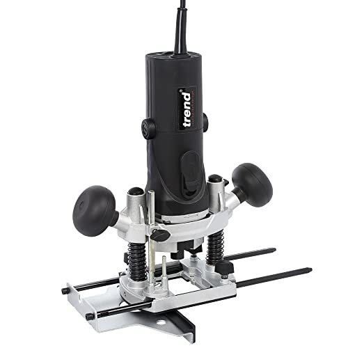 Trend Router 850W 8Mm A Velocità Variabile 230V Eu, Profondità Di Immersione 35Mm, Funzione Di Spegnimento Integrata, T4Ek/Euro