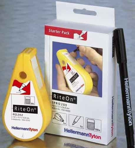 Hellermanntyton 550-91401 Ro203Ref-1401-Og-1401-Cl/Og Etichetta Autoadesiva