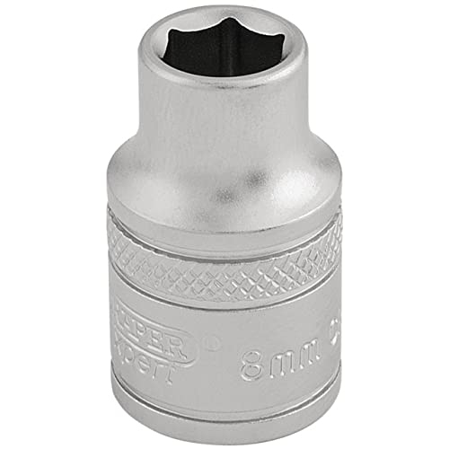 Draper D-Mm/Ms Square Drive 6 Point Metric Socket, Blu, 8 3/20,3 Cm Mm