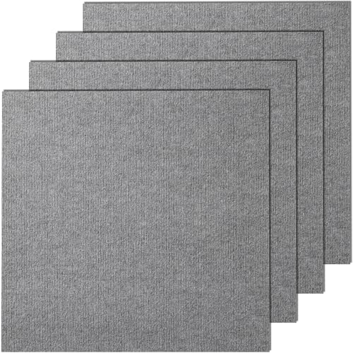 Vevor Piastrelle Per Moquette Stacca Incolla, Piastrelle Per Moquette Autoadesive Quadrate 610 X 610 Mm Piastrelle Per Moquette Morbide Imbottite, Per
