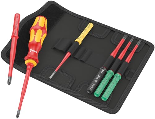 Wera Kraftform Kompakt Vde 7 Extra Slim 1 Tool Finder, 7 Pezzi