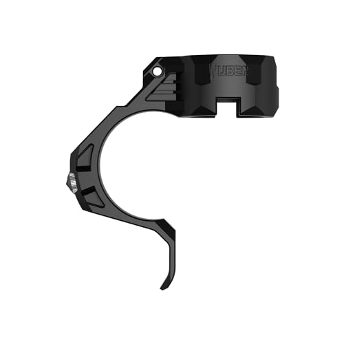 Wuben T4 Anello Per Torcia Tattica Per Edc, Anello Di Sgancio A Dito Con Rompifiamma Per Polizia, Militari, Tattici E Uso Quotidiano (Nero)