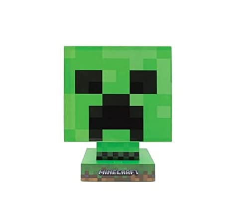 Paladone: Lampada Minecraft Icona Creeper Versione Eu – Licenza Ufficiale 100% Pp9066Mcfeu