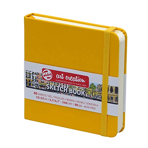 Talens Art Creation Skizzenbuch, 80 Blatt, 12 X 12 Cm, Goldgelb