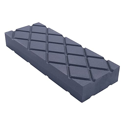 Bruafsir Pietra Per Spianare Grande- Pietra Per Affilare Un Grana Grossa Doppia/Grossa Pietra Per Appiattire- Scanalature Diamantate Fissatore Per Pie