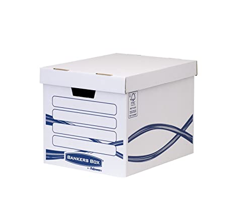 Bankers Box 4461001 Scatola Archivio Grande Basic, Fsc, Confezione Da 10 Pezzi