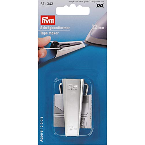 Prym Tape Maker For Bias Binding, Silver, 12 Mm