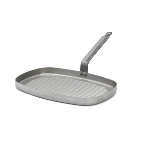 De Buyer Db5540-38 Acier Bistecchiera 1 Manico, 38 X 26 Cm, Acciaio