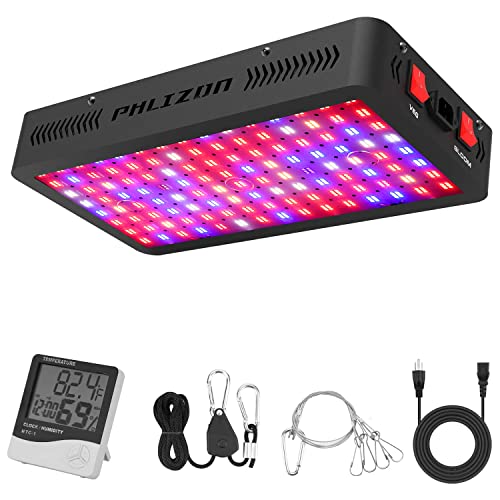 Phlizon 1200W Led Pianta Coltiva La Luce A Spettro Completo Piante A Catena A Margherita Luce Doppio Interruttore Coltiva Il Led Per Piante Da Interno