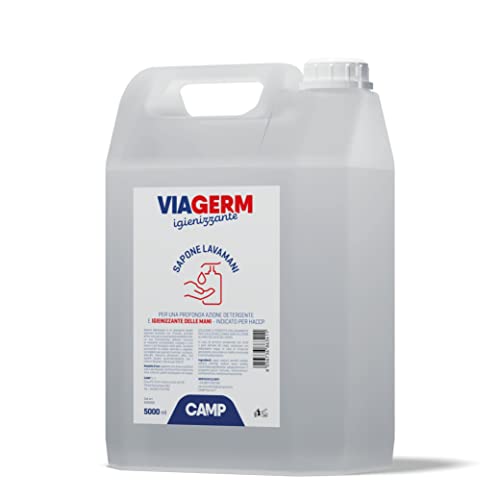 Camp Viagerm Sapone Liquido Igienizzante, Idratante E Delicato Per Mani, 5000 Ml