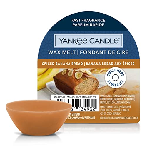 Yankee Candle Cera Da Fondere Wax Melt Spiced Banana Bread