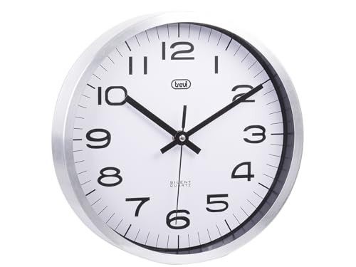 Trevi Om 3516 S Orologio Da Parete In Metallo Con Diametro 25 Cm E Movimento Silenzioso Sweep