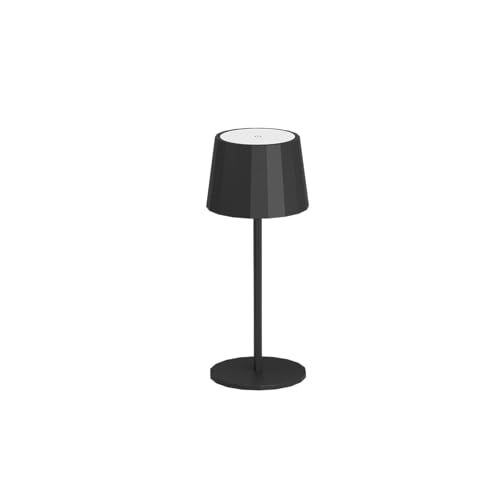 Wilmà Small Lampada Da Tavolo Senza Fili Led Ricaricabile, Touch Control Impermeabile Ip54 Base Antiribaltamento, Altezza Modulare 29Cm, 5200 Mah 230