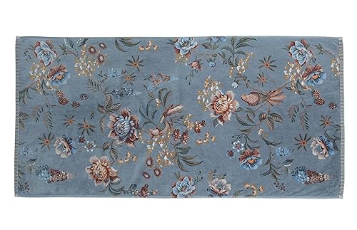 Pip Studio Asciugamano Secret Garden Colore Blu Dimensioni 55X100