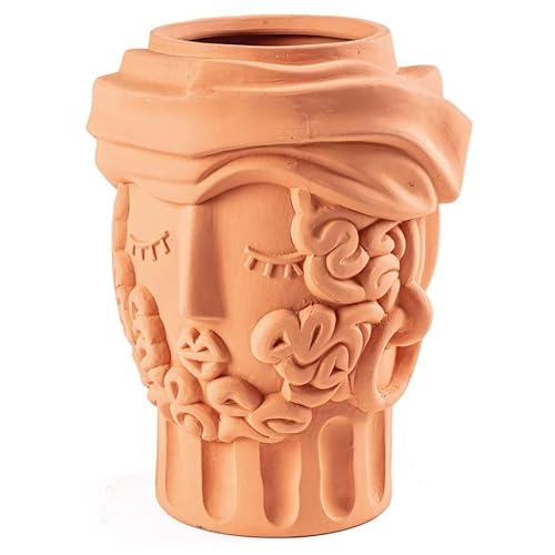 Seletti Vaso In Terracotta Man 25X23 H33 Art 11506
