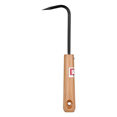 Asixx Bonsai Root Hook, Robusto Manganese Bonsai Tools Acciaio Bonsai Hook Con Comoda Impugnatura In Legno