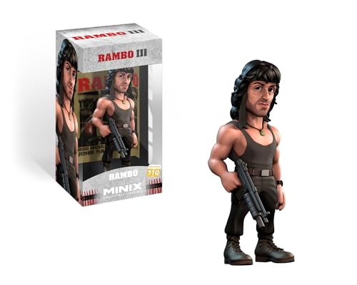Minix - Movies #110 - Rambo - Rambo Iii Con Maglietta - Statuetta Da Collezione 12 Cm