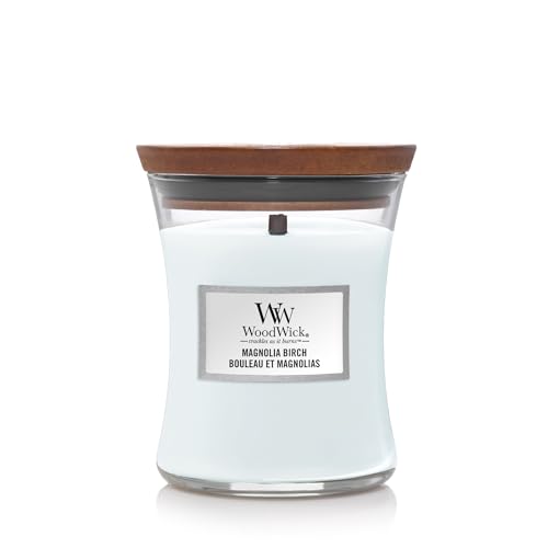 Candela Profumata Woodwick Magnolia Birch Media 275 G