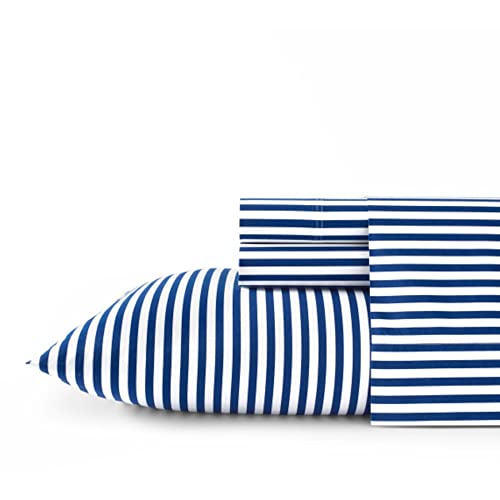 Marimekko Set Lenzuola In Percalle 100% Cotone, Croccante E Fresco, Leggero E Traspirante, Ajo Blu (Ushsa01114528)