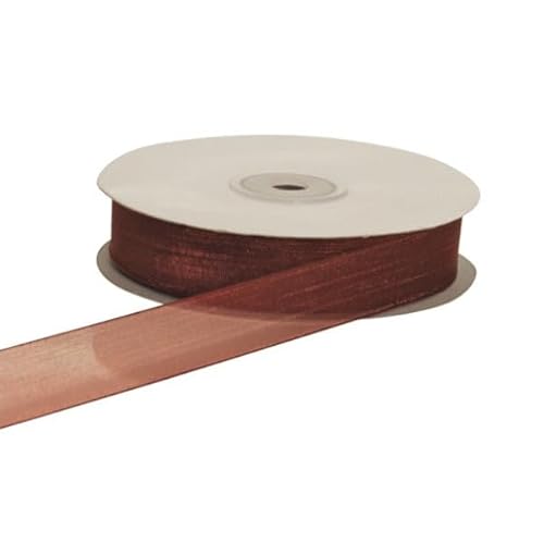 Nastro Bordeaux Organza H Mm20 Mt50
