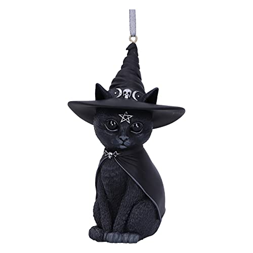 Nemesis Now Cult Cuties Purrah - Ornamento Da Appendere, 11,5 Cm, Colore: Nero